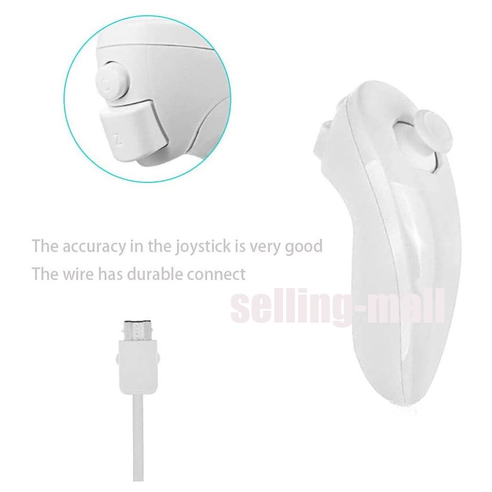 Wii Motion Plus Remote Controller Nunchuck Nintendo Wii &Wii U Silicone Strap-US