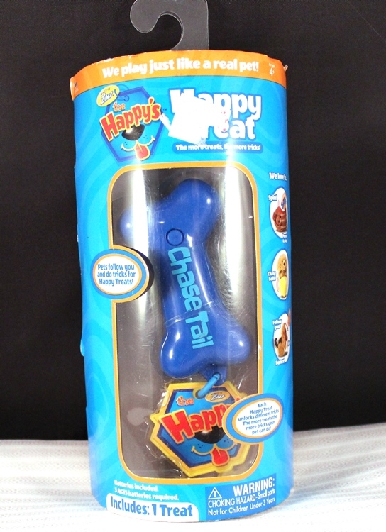 Fun "Chase Tail" Plastic 2.5" Bone For Interactive Toys NOS
