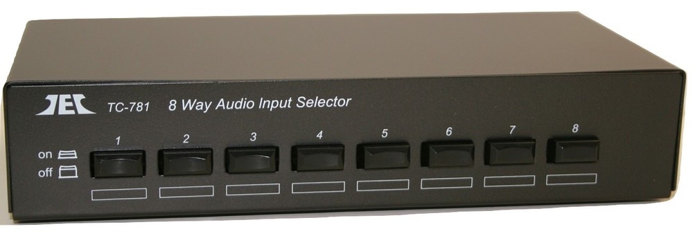 TEC TC-781 Eight Input Line Level Stereo Source Selector Switch