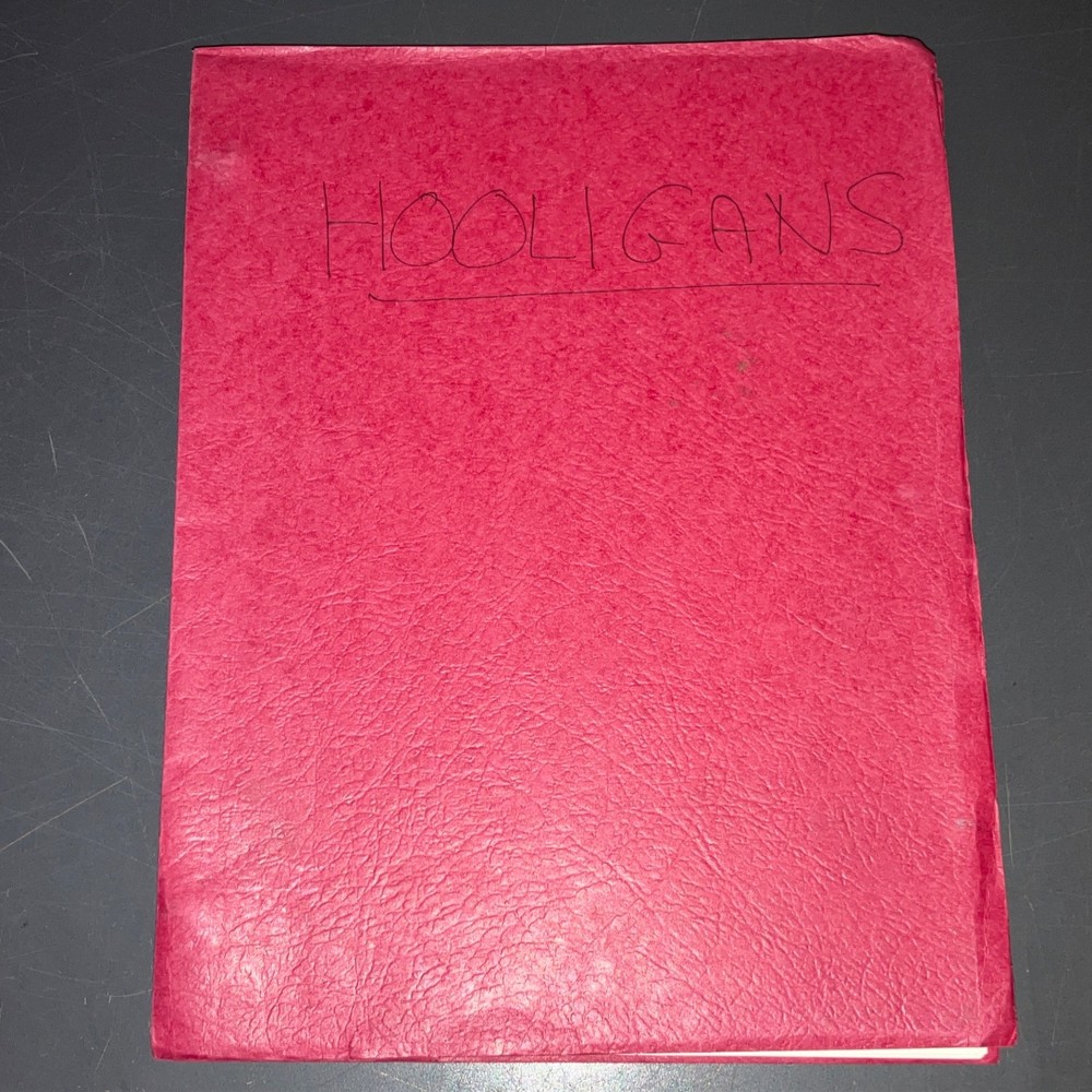 HOOLIGANS ('85) Dean Reisner 9pg Coverage + Donald Stewart Unmade Thriller + COA