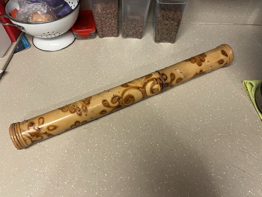 Sawtooth Bamboo Rainstick 24”