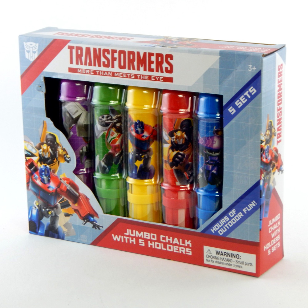 Transformers Jumbo Chalk Set