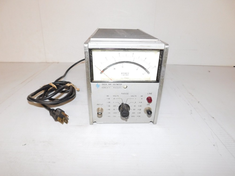 HEWLETT PACKARD HP 3400A RMS VOLTMETER (DPA61)