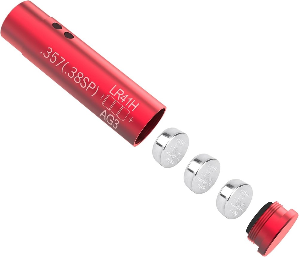 .357 Red Laser Bore Sight w/ 6 Batteries
