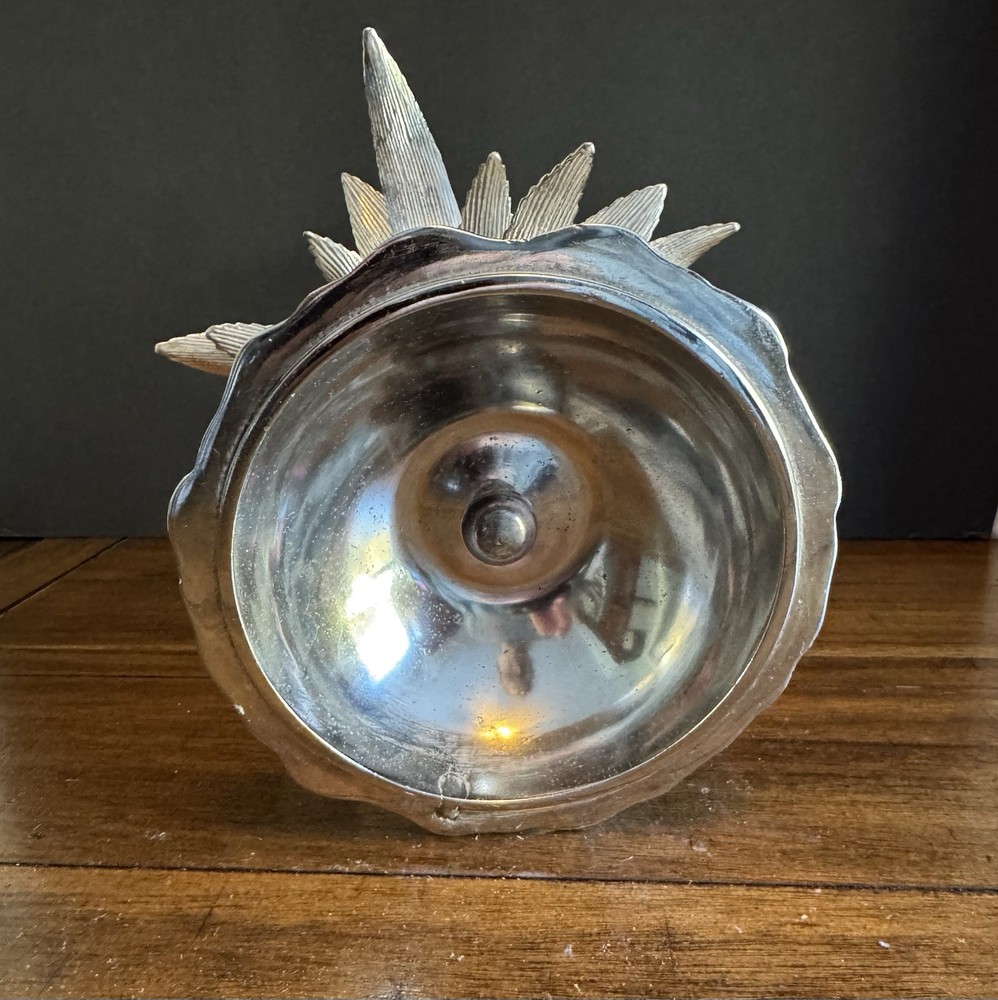 Lunt Silversmiths Silver Plated Pineapple Ice Bucket Storage Jar Container
