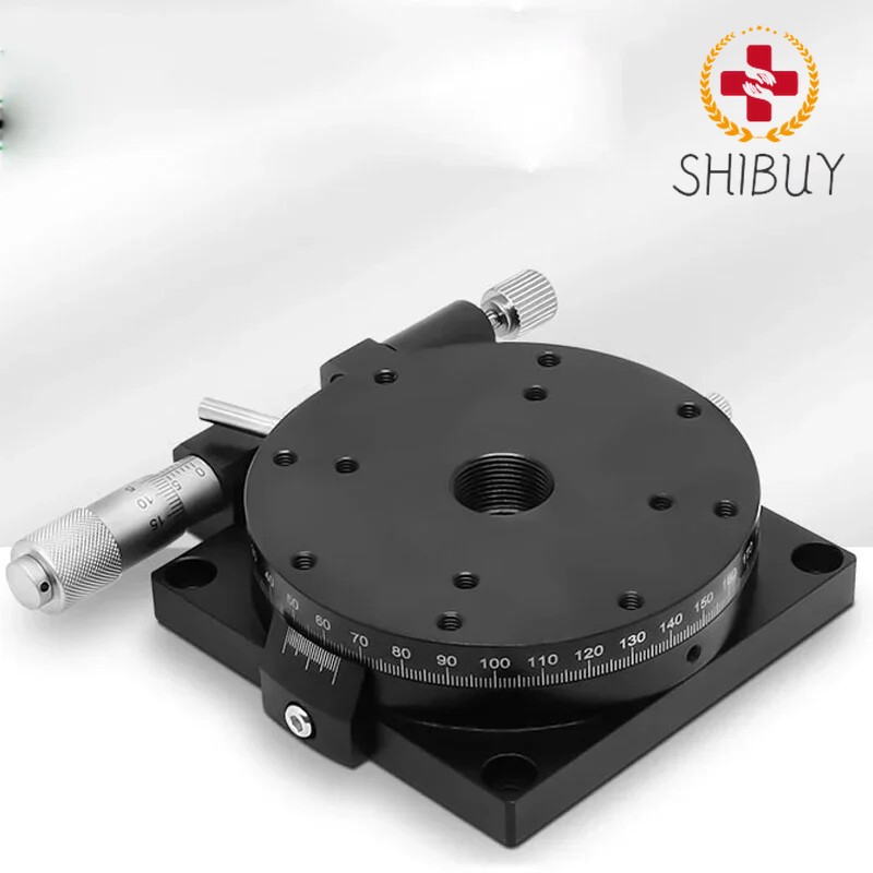 R Axis Rotary Sliding Table Manual Adjustment Displacement Platform