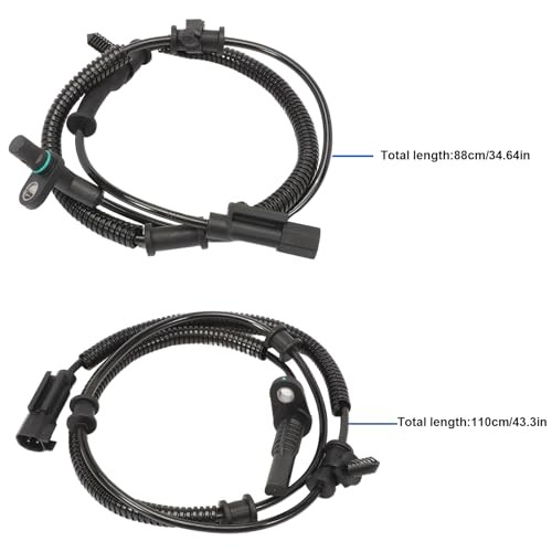 4Pcs Front & Rear ABS Wheel Speed Sensor Compatible for 2013-2018 Ram 1500,