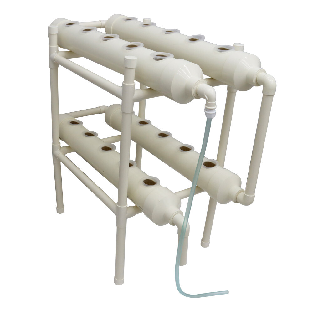 Hydroponic Grow Kit Vegetables Hydroponics Growing System 20Sites 4Pipes 2Layers