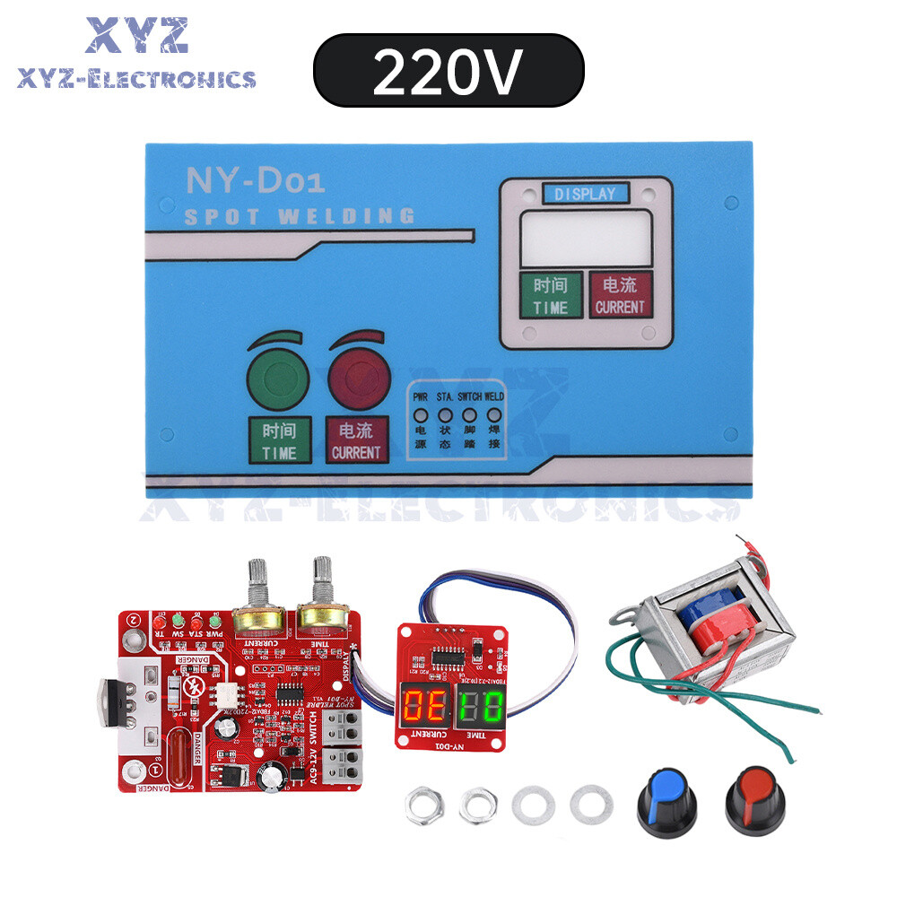 NY-D01 40/100A Digital Spot Welder Machine Controller Current Time Control Board