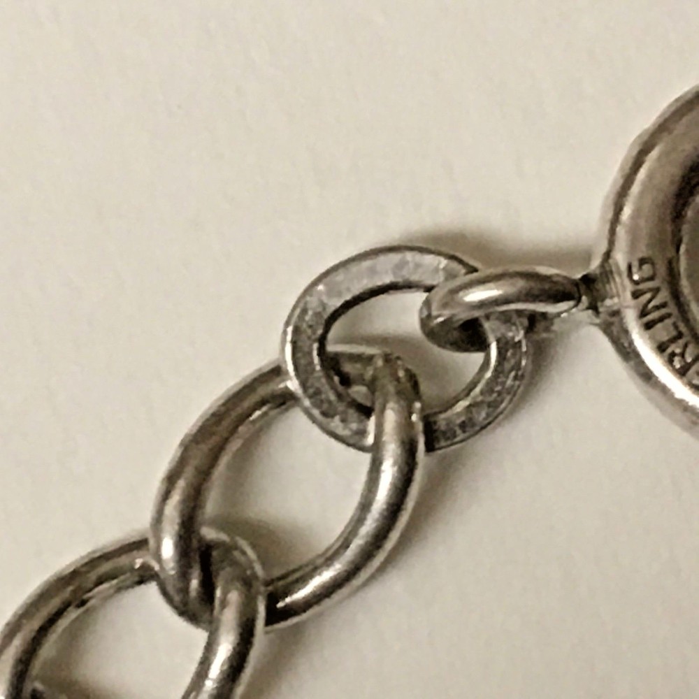 CHARM STERLING BRACELET 7 INCHES ITEM 3