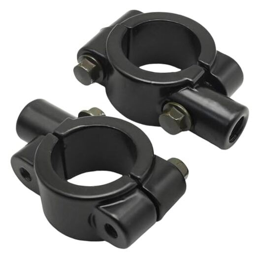 1" 25mm Mirror Thread Motorcycle Handle Bar 10mm 1" Handlebar 10mm Thread