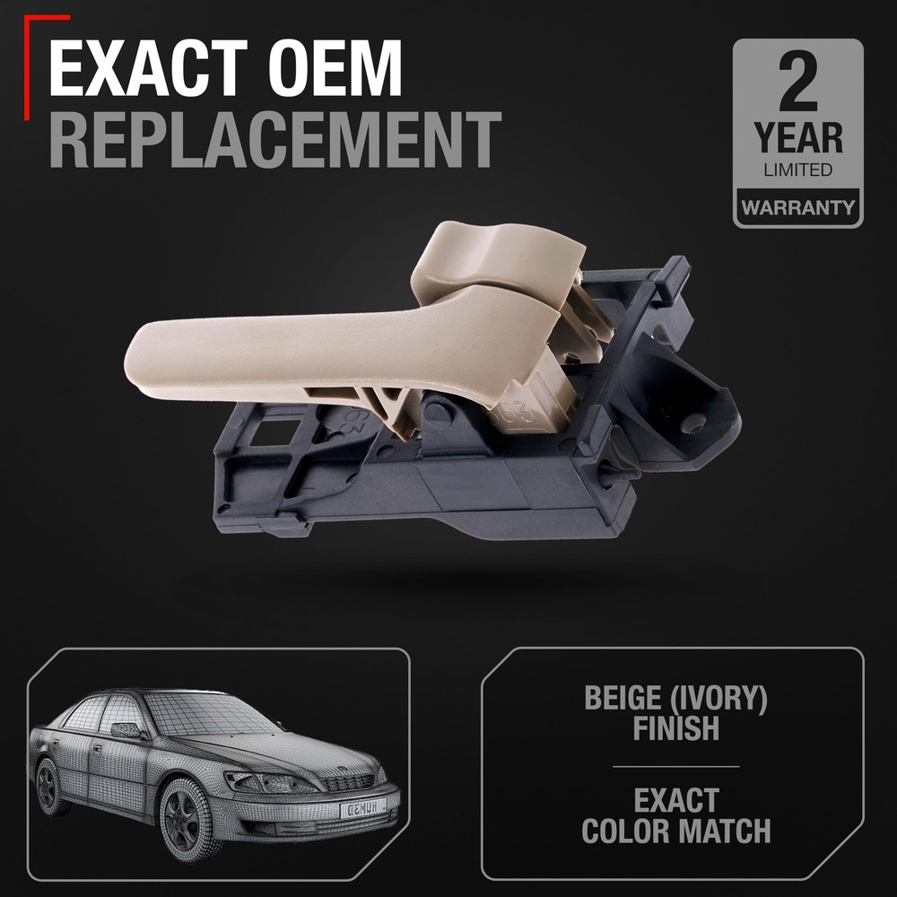 Interior Door Handle, Passenger Side for Toyota Camry