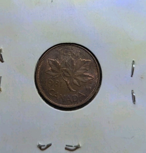 1981 Canada Penny One Cent Coin E