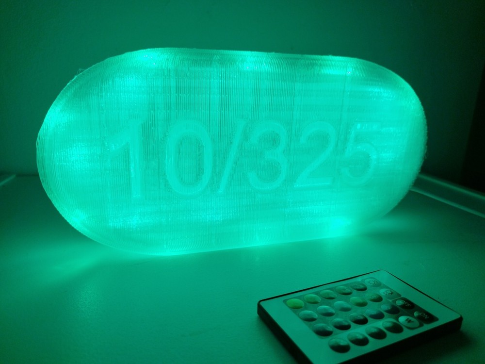 Percocet Lamp - Wifi + remote Multi color LED Lamp