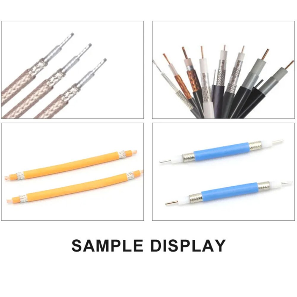 110V Semi-automatic Coaxial Wire Stripping Machine Multi-layer Rotary Stripper