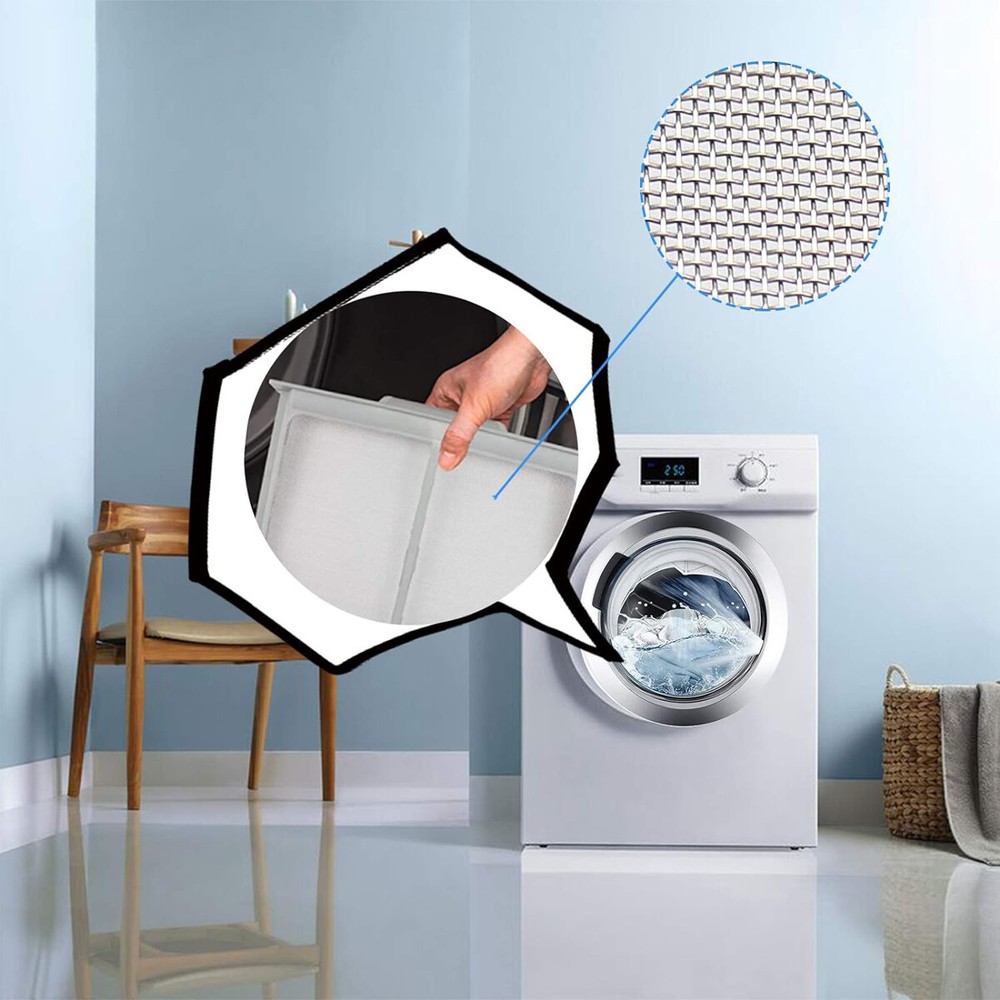 Lint Trap Screen Case Filter Assembly DC97-16742A Compatible with Samsung Dryer