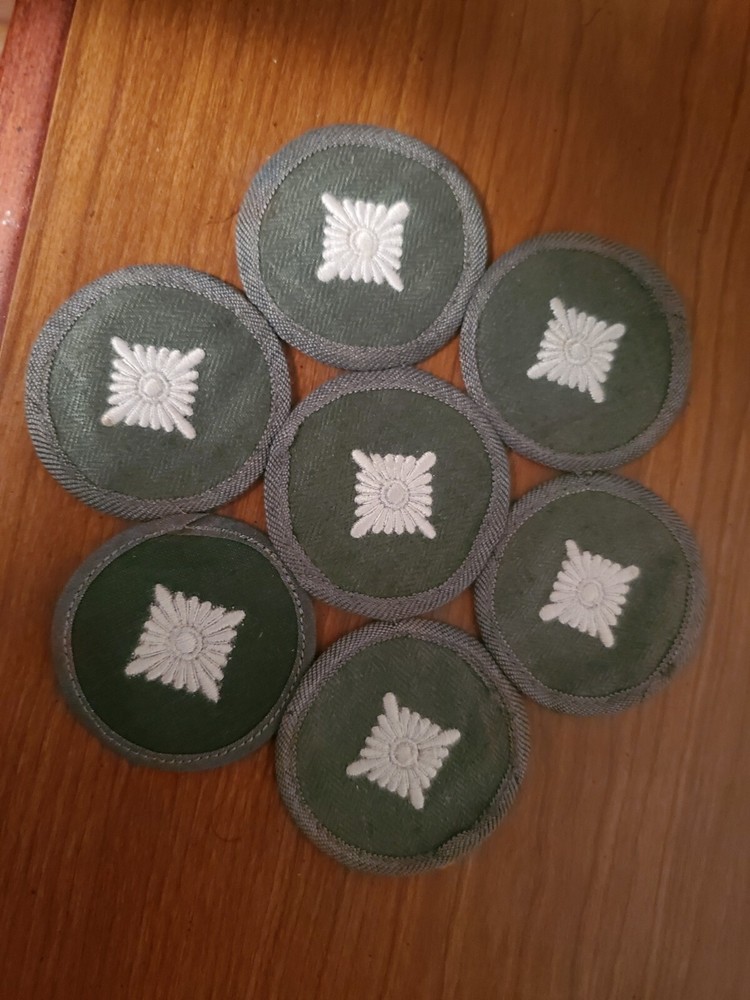 Original German Ww2 Unissued Rank Patches