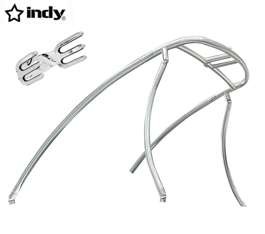 Indy Liquid Wakeboard Tower + Wakeboard Rack Durable Anodized Easy Install Pkg