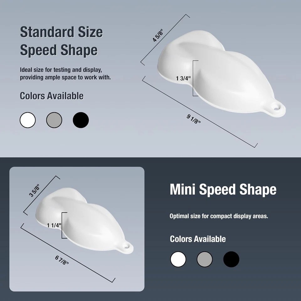 Plastic Car Models for Auto Paint Display, Wrap and Tint Sample Display (White
