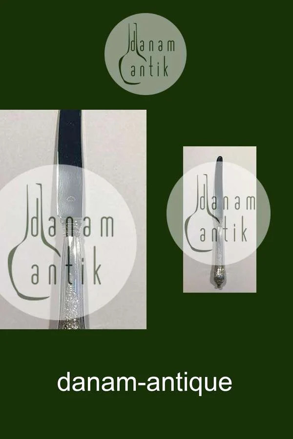 Georg Jensen Rosenborg Silver Plated Dinner Knife
