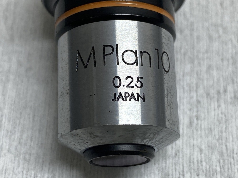 Olympus Tokyo M Plan 10 0.25 Japan Microscope Objective Pre-owned