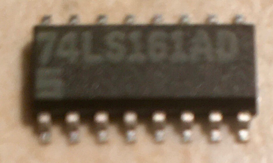 Signetics 74LS161AD Synchronous 4 Bit Binary Counter - NOS