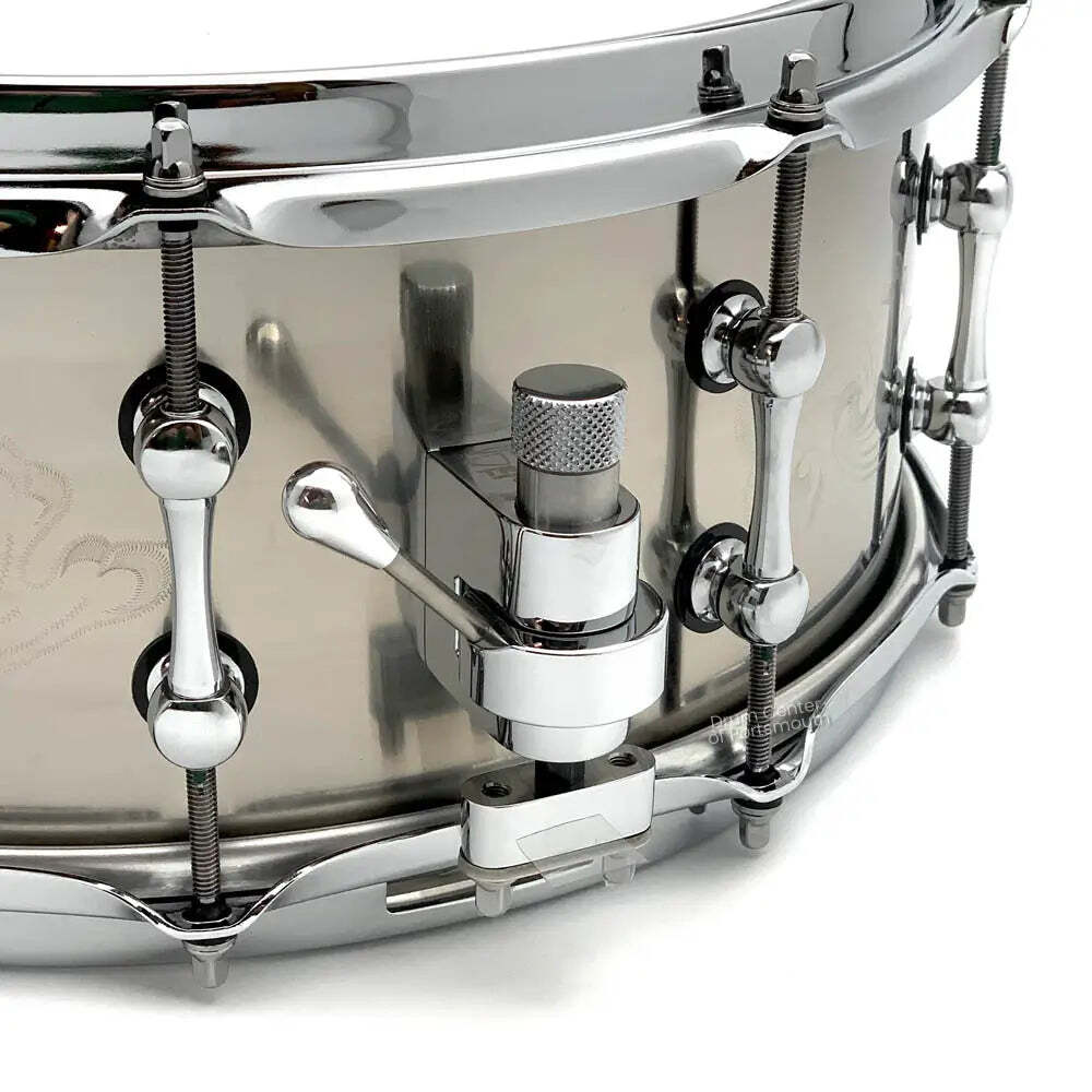 Ahead Engraved Titanium Snare Drum 14x6