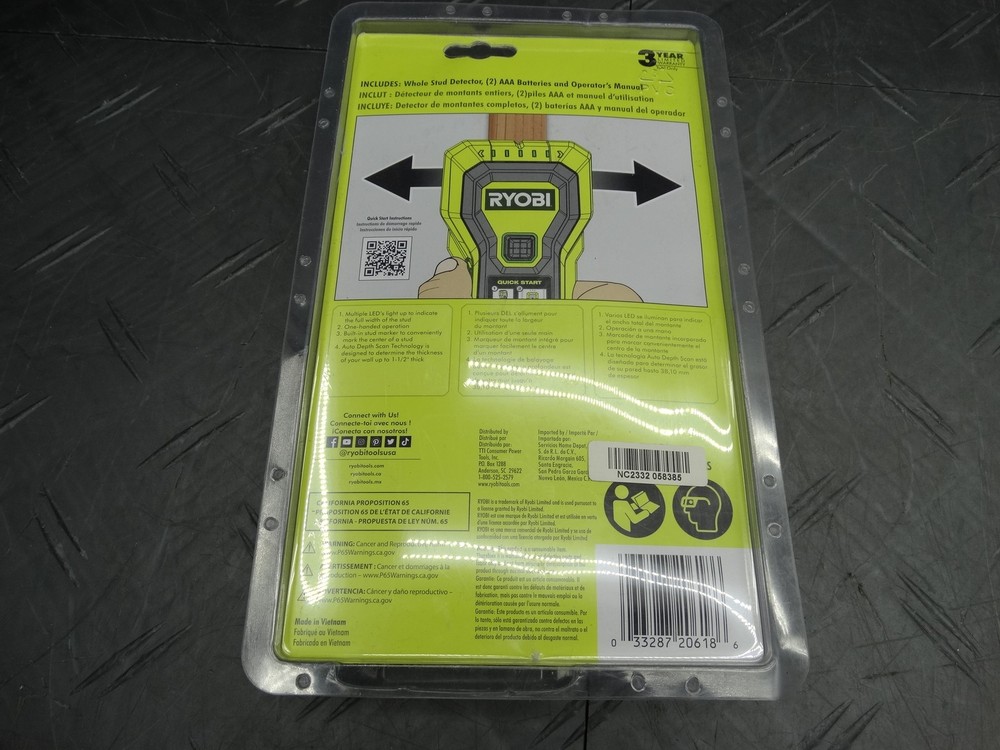 RYOBI Whole Stud Finder ESF5002