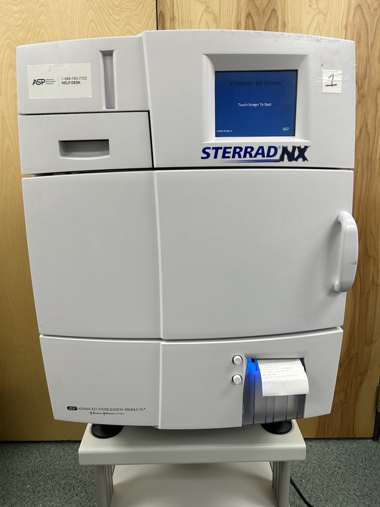 ASP Sterrad NX Plasma Sterilizer System Ref 10033 w/Rolling Cart