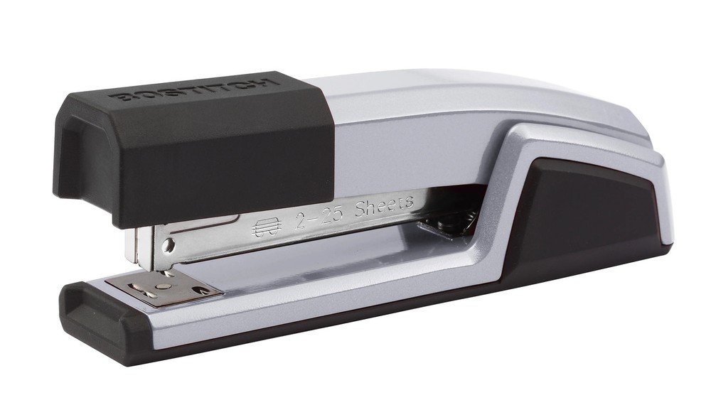 Bostitch Premium Epic Stapler, 25-Sheet Capacity, Silver