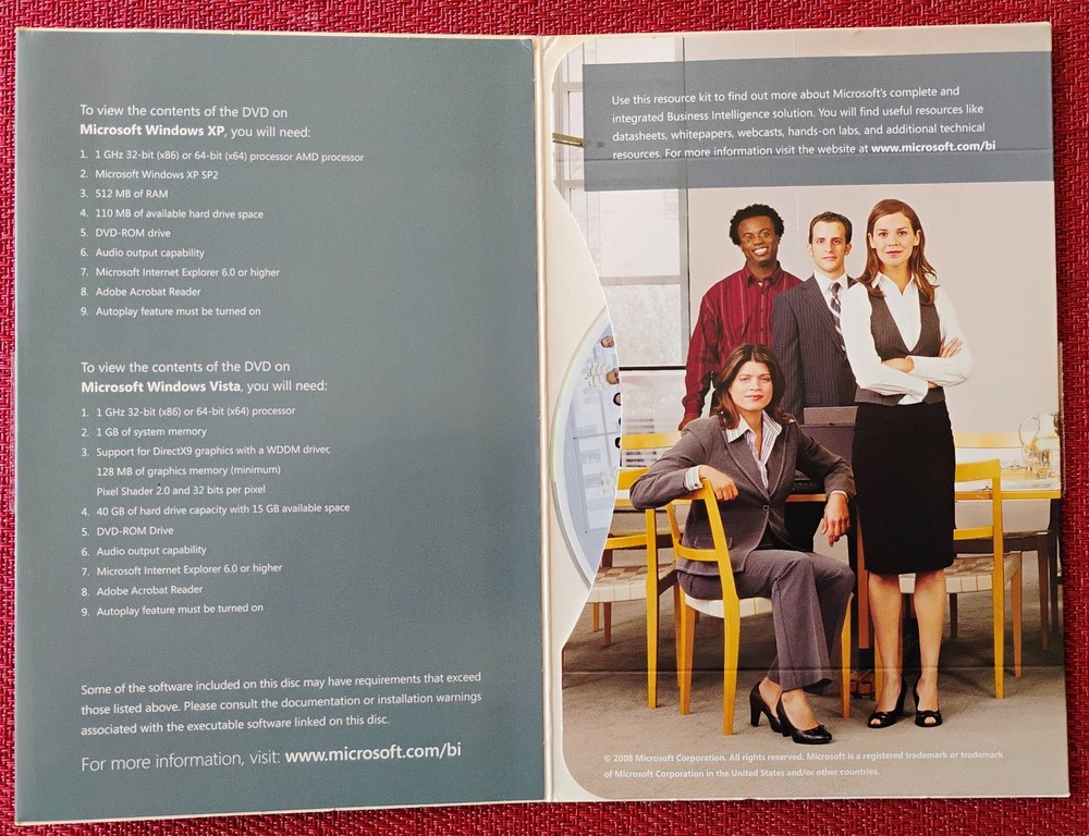 Microsoft Business Intelligence on CD