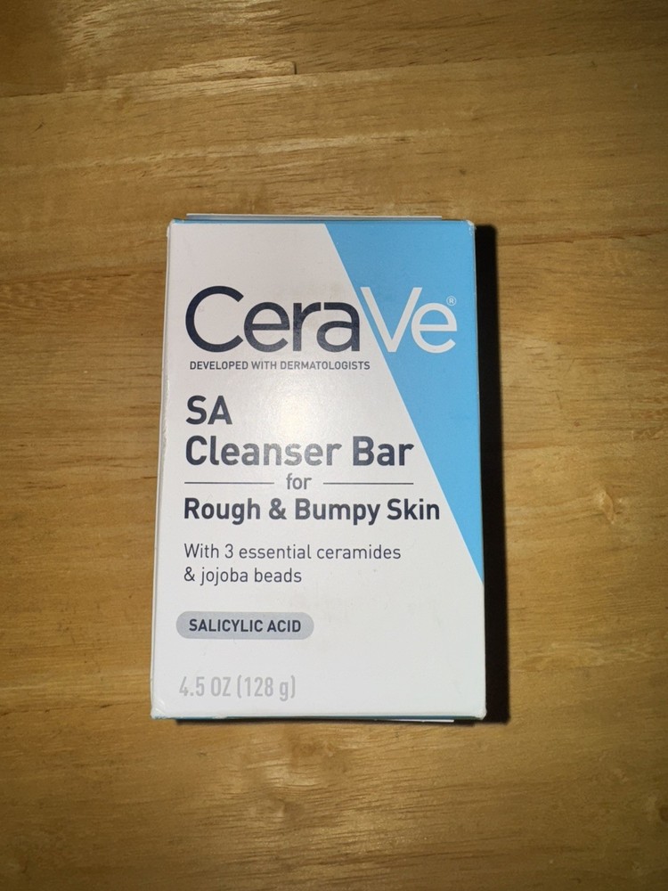 CeraVe SA Cleanser Bar for Rough and Bumpy Skin
