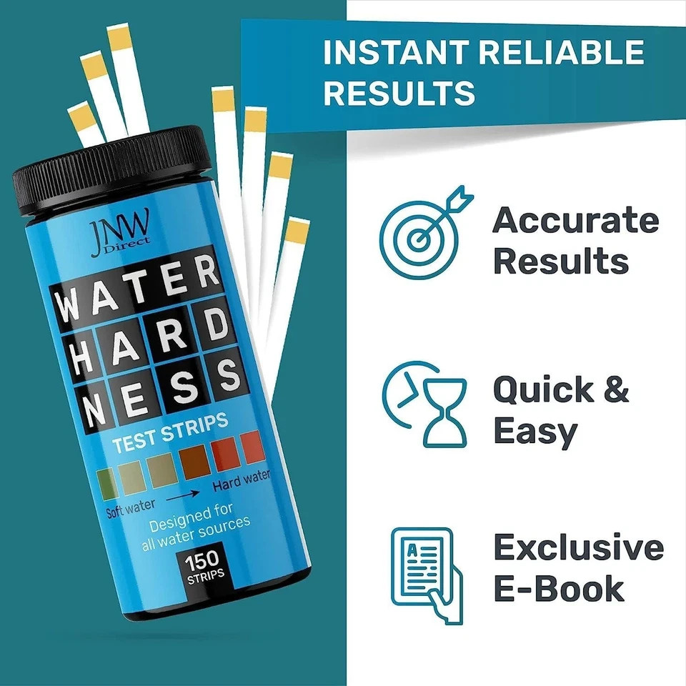 Water Hardness Test Kit - Quick and Accurate Strips -...