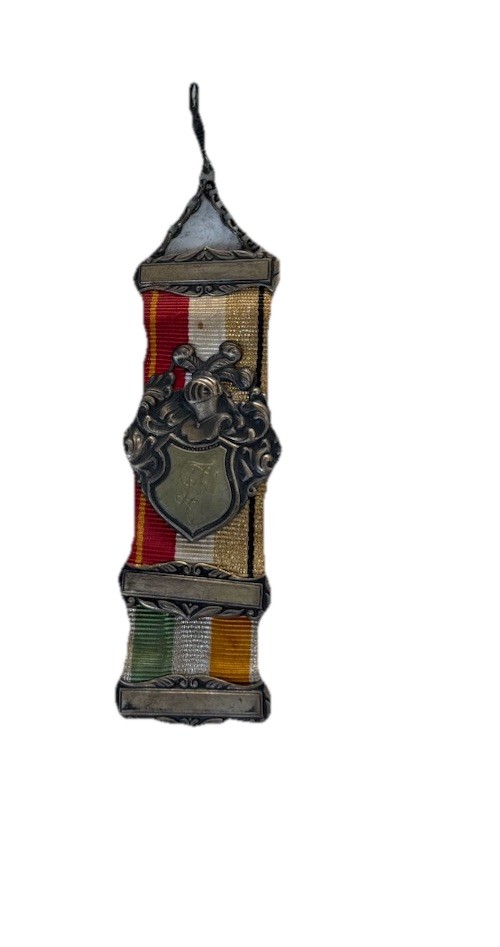 Antique Austrian Bierzipfel 800 Silver 1900 Studentenverbindung