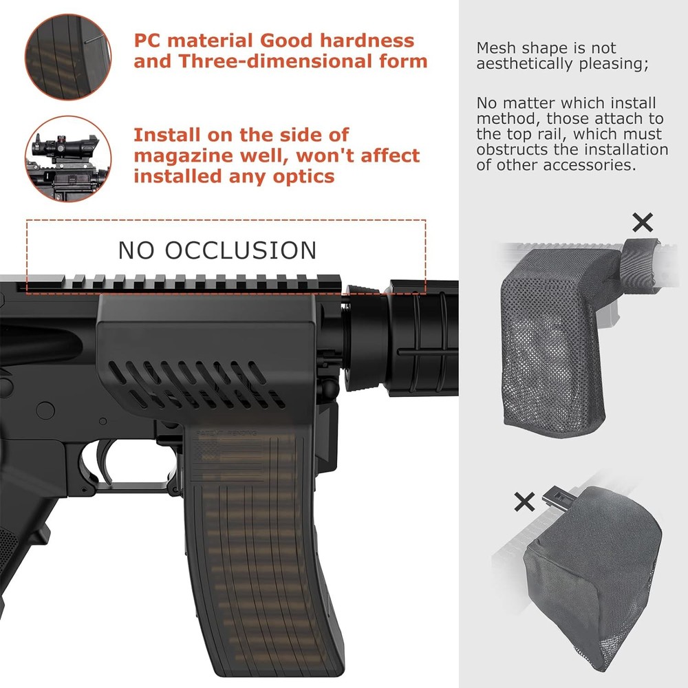 Quick-Release Heat-Resistant Brass Catcher - Tactical Universal Shell...