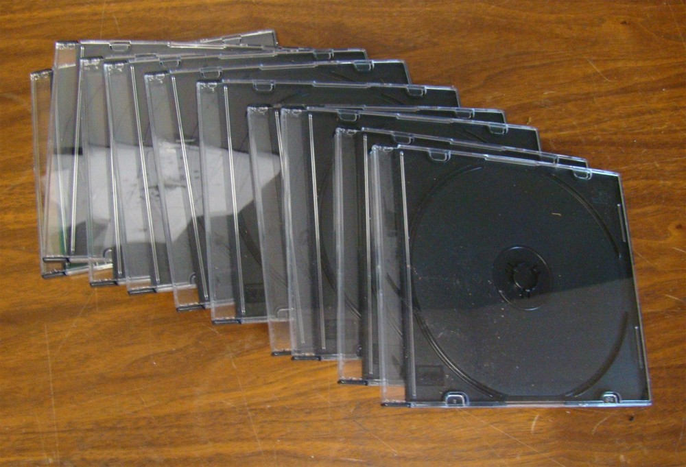 CD JEWEL CASE 10CT  NEW