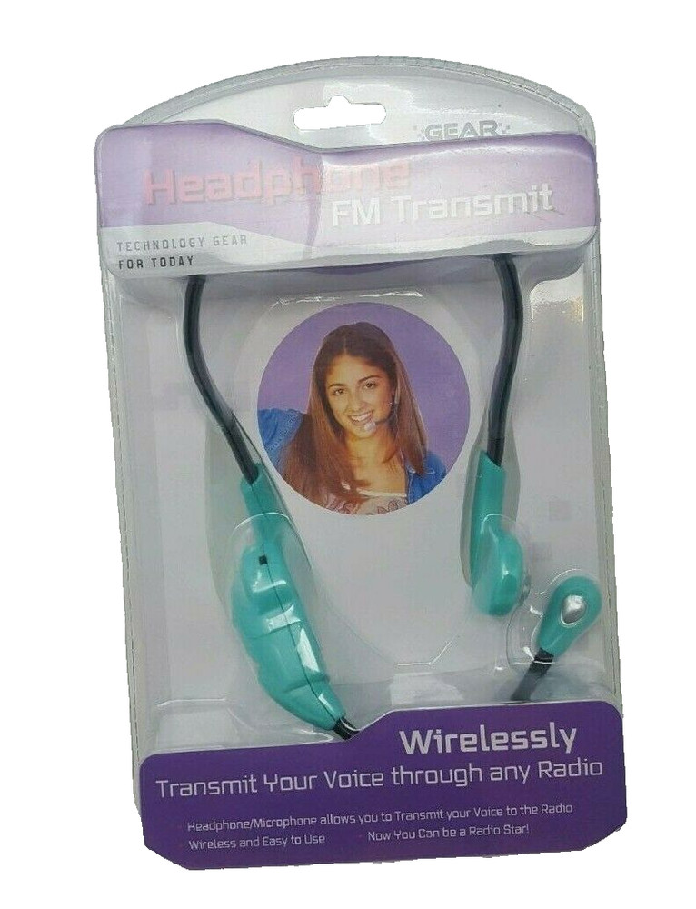 Cyber Gear  Headphone Fm Transmit - Teal