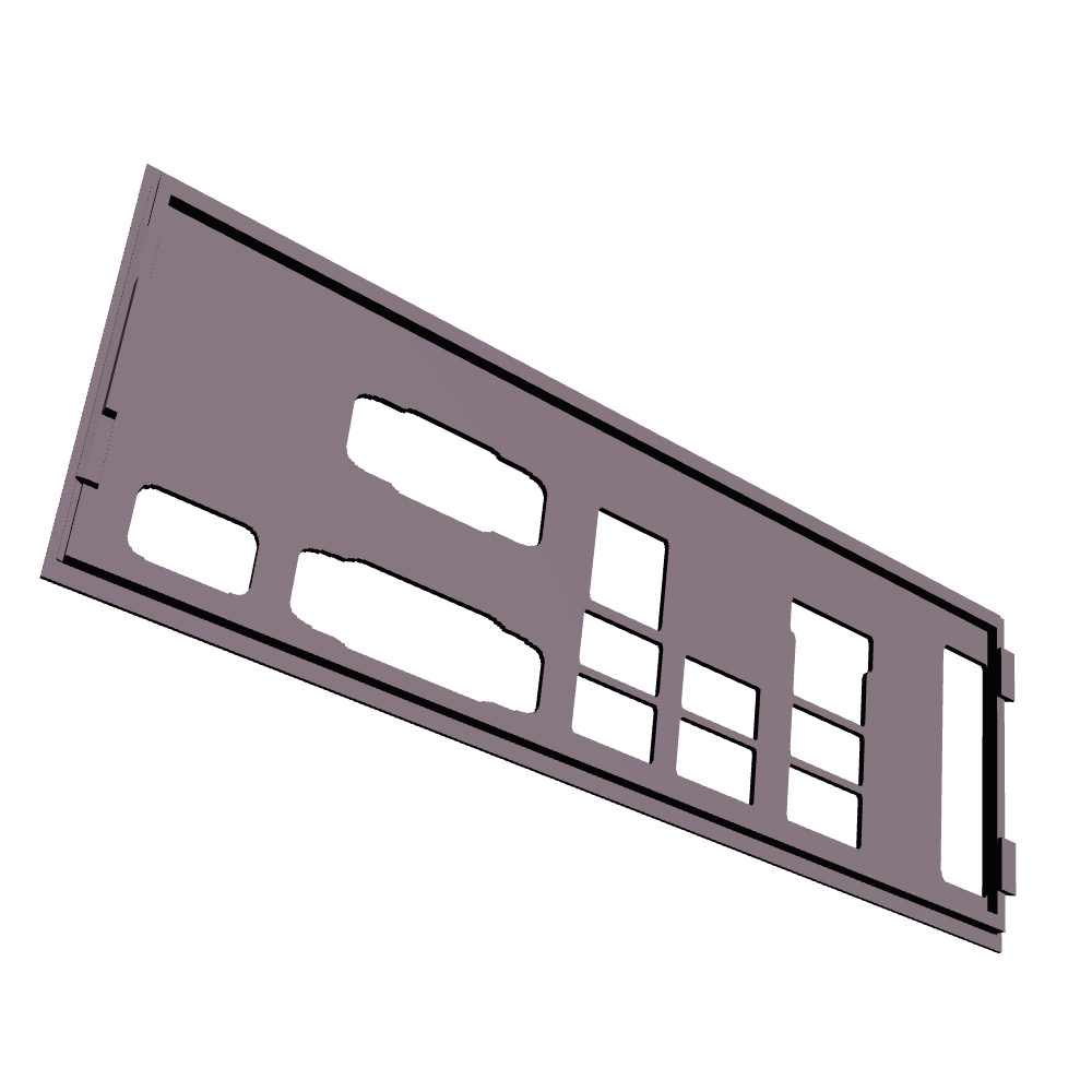 Asrock B560M-HDV I/O Shield, 3D Printed, IO Backplate