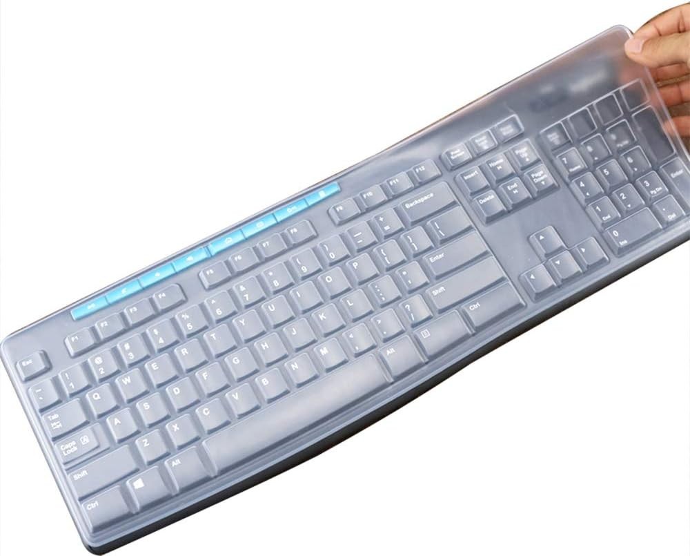 Ultra Thin Desktop PC Silicone Clear Keyboard Cover Skin Protector Compatible...