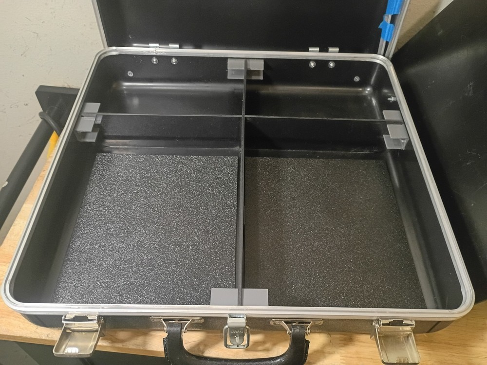 National Ticket Briefcase Cash Register Drawer Suitcase w/ Pad Lock Loop **EUC!