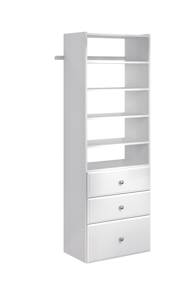 Easy Track PH40 25-1/8"W Closet Organizer System
