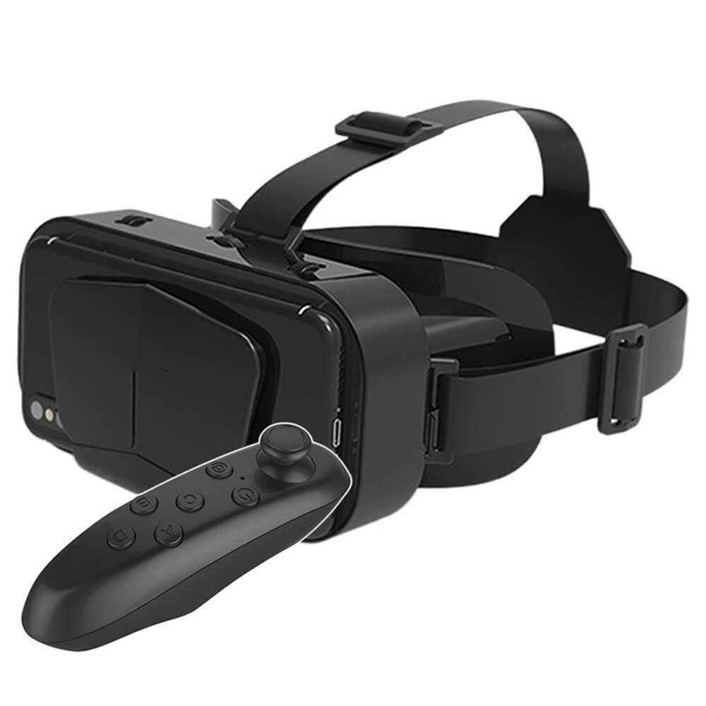Lightweight Stable 3D Virtual Reality Headset Glasses with Handle for Cellphones