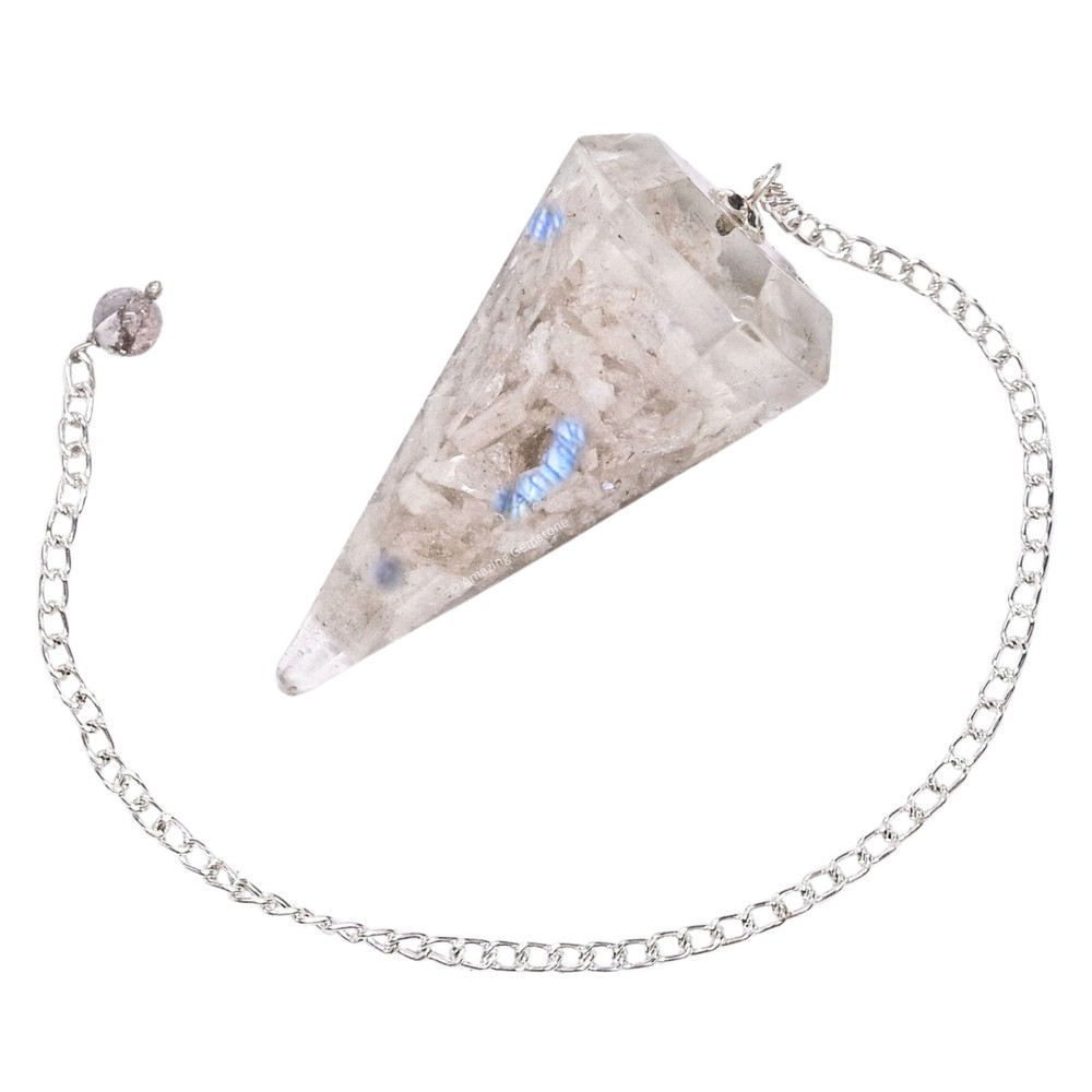Moonstone Orgone Crystal Pendulums