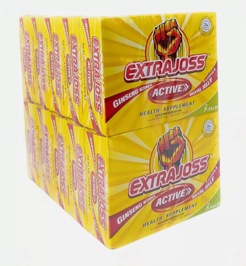 EXTRA JOSS Active Flavour 5 Box Energy Drink Powder Boost Stamina