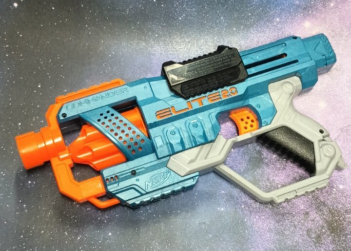 NERF Elite 2.0 Commander RD-6 Blaster Tested Working
