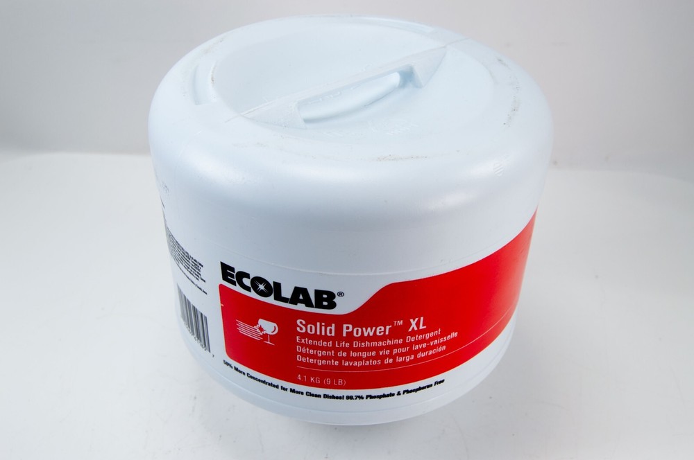 Ecolab Solid Power XL Dish Machine Detergent Capsule 9Lb 6100185
