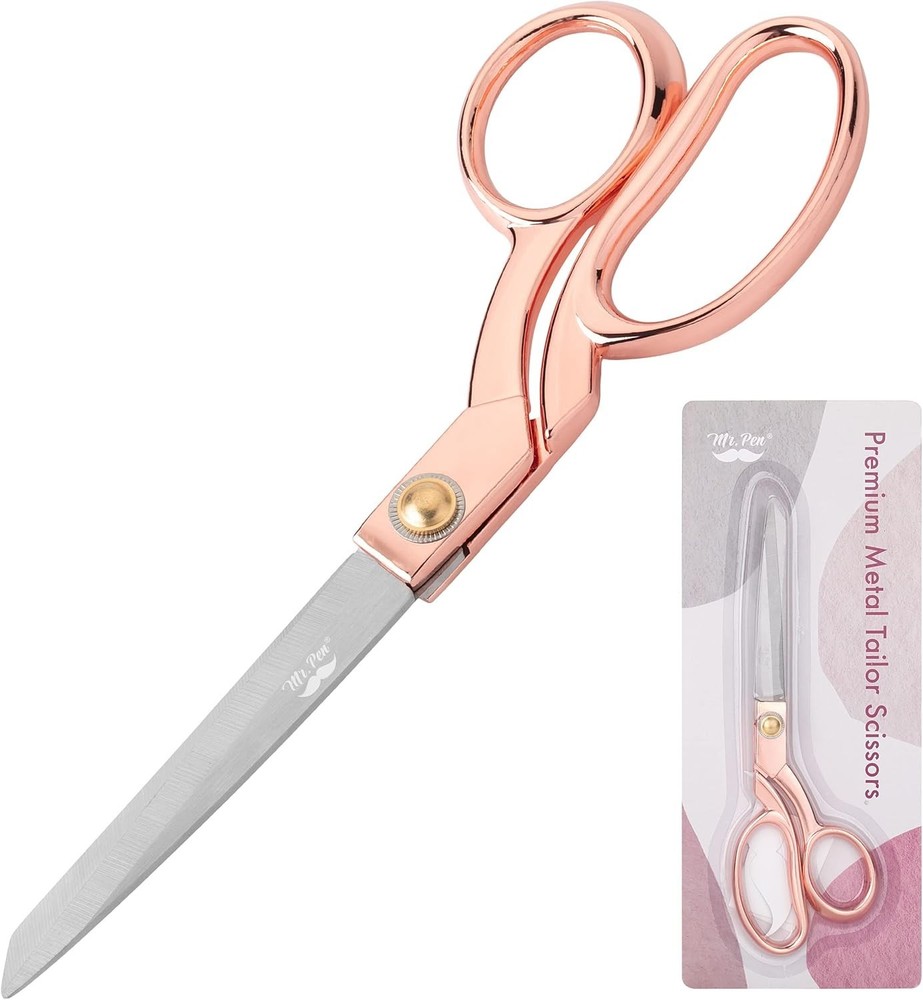 Rose Gold Fabric Scissors for Precision Sewing