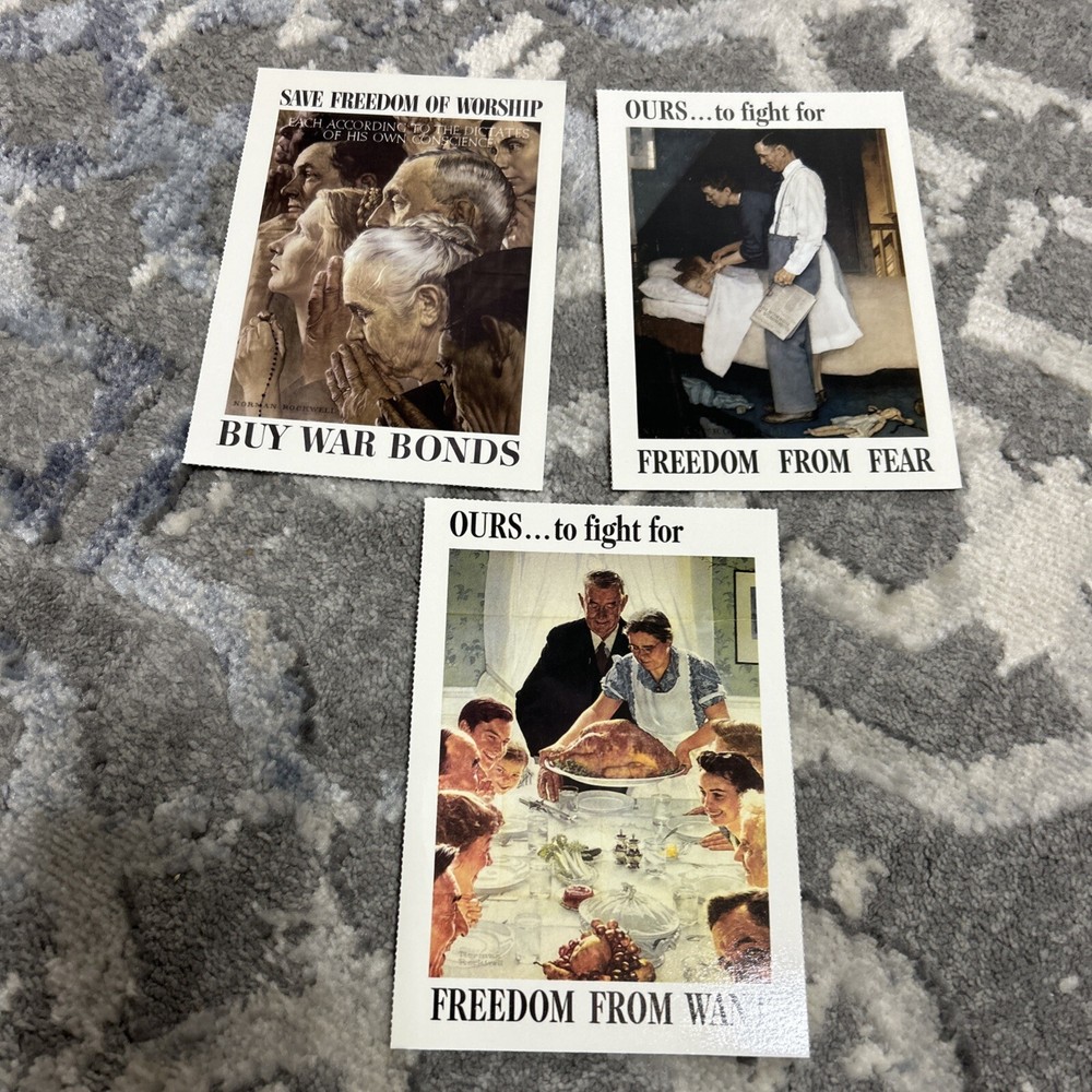 WWII US War Post Cards