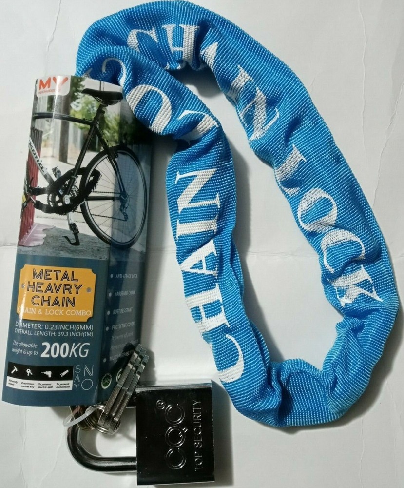 My Merchandise Maximum Security Square Chain & Sleeve 3/8" Diameter Chain Link