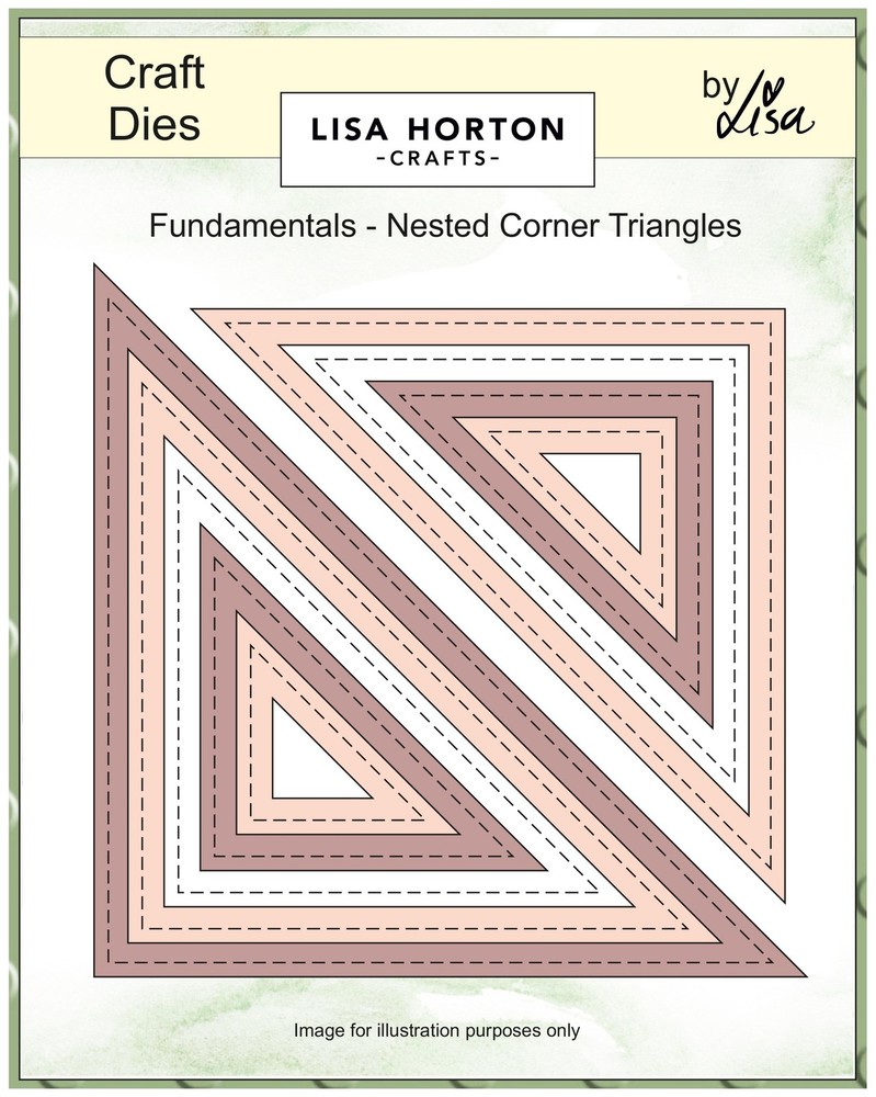 Lisa Horton Crafts Fundamentals Nested Dies-Corner Triangle